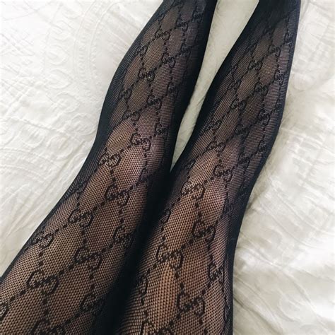 gucci fishnet tights black|Gucci tights for women.